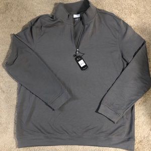 NWT Greg Norman 1/4 gray pullover. XXL